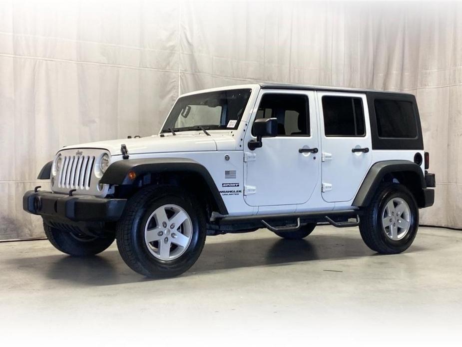 used 2017 Jeep Wrangler Unlimited car, priced at $20,977