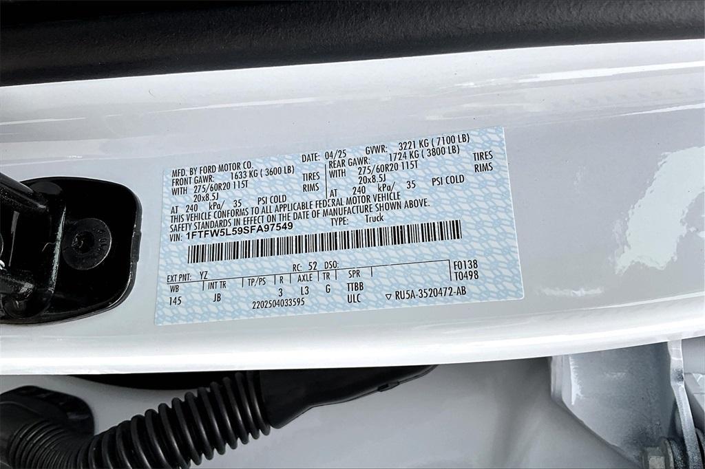 new 2025 Ford F-150 car, priced at $61,367