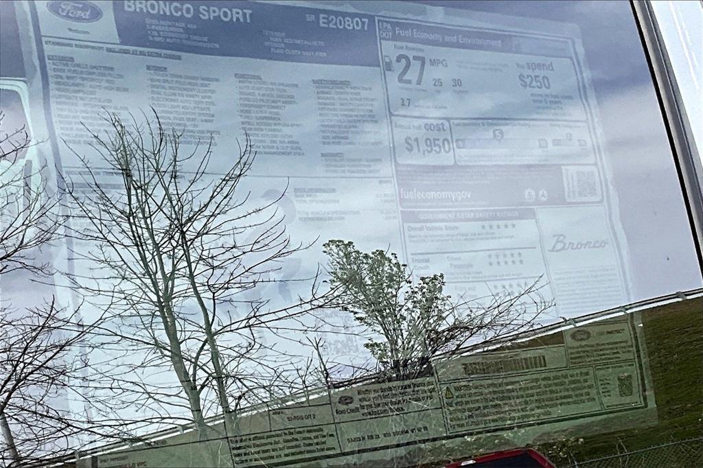 new 2025 Ford Bronco Sport car, priced at $30,348