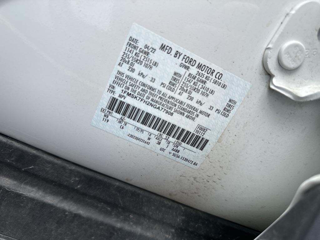used 2022 Ford Explorer car, priced at $30,970