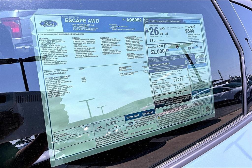 new 2025 Ford Escape car, priced at $32,815
