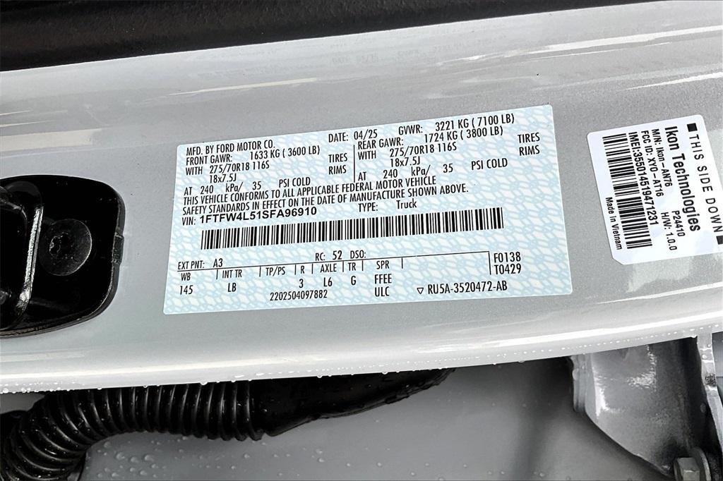 new 2025 Ford F-150 car, priced at $59,422