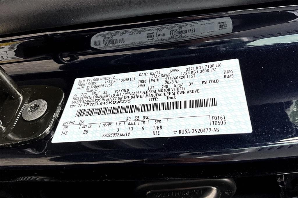 new 2025 Ford F-150 car, priced at $61,978