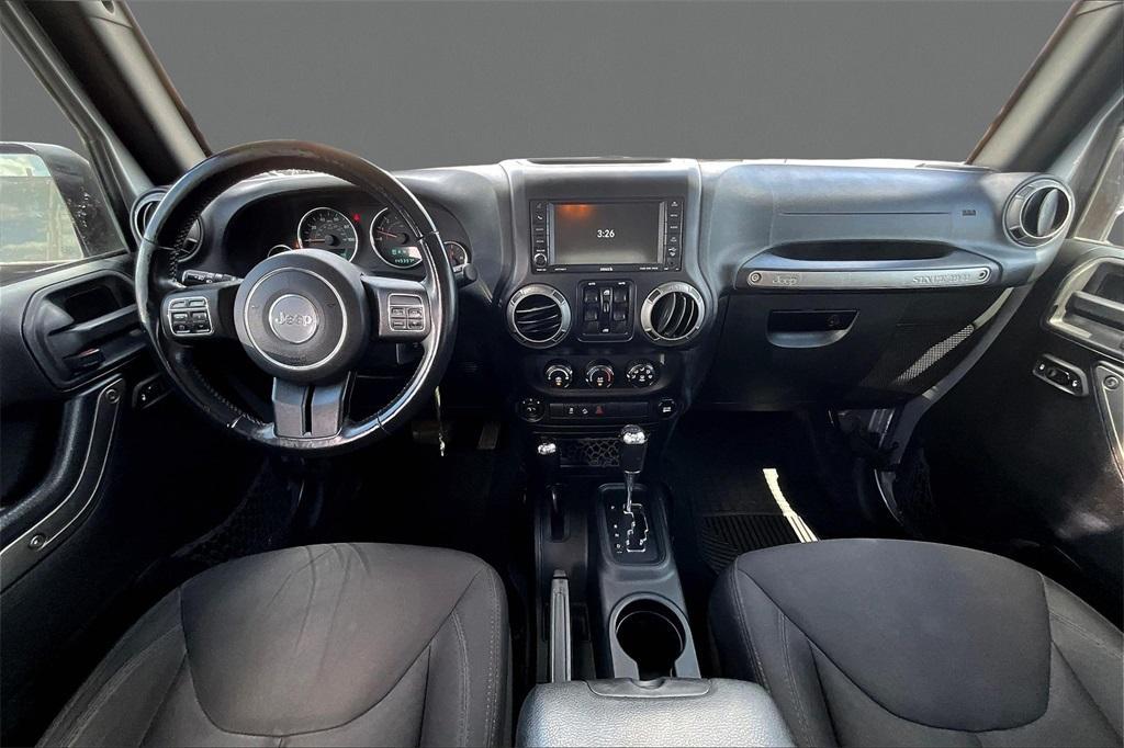 used 2015 Jeep Wrangler Unlimited car, priced at $15,836