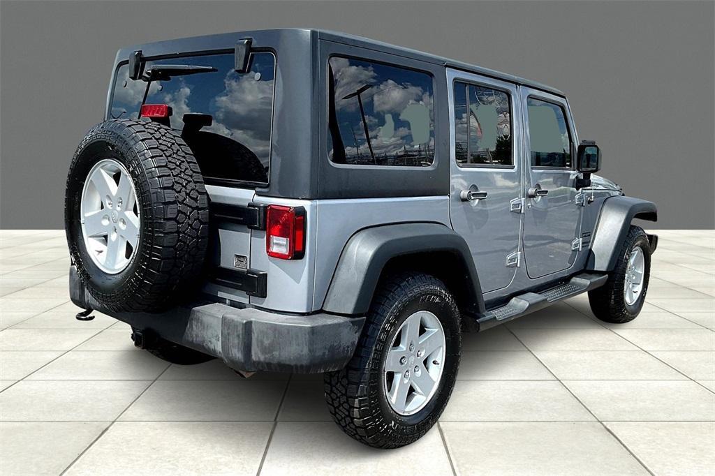 used 2015 Jeep Wrangler Unlimited car, priced at $15,836