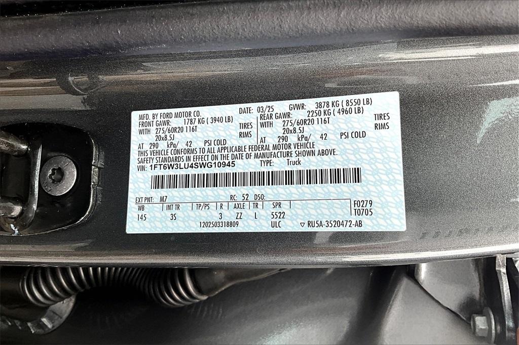 new 2025 Ford F-150 Lightning car, priced at $65,725