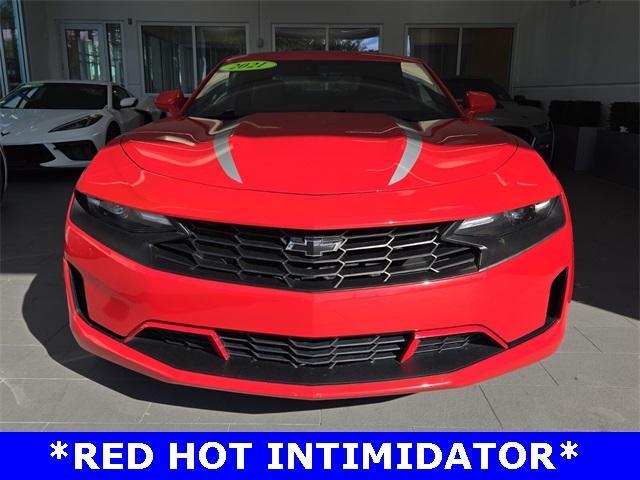 used 2021 Chevrolet Camaro car, priced at $28,750