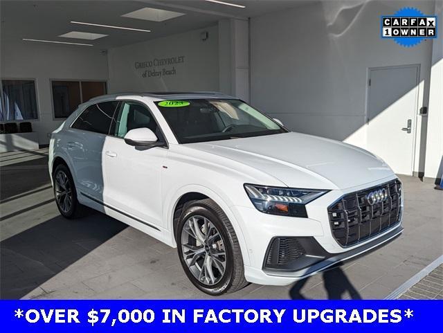 used 2023 Audi Q8 car, priced at $59,487