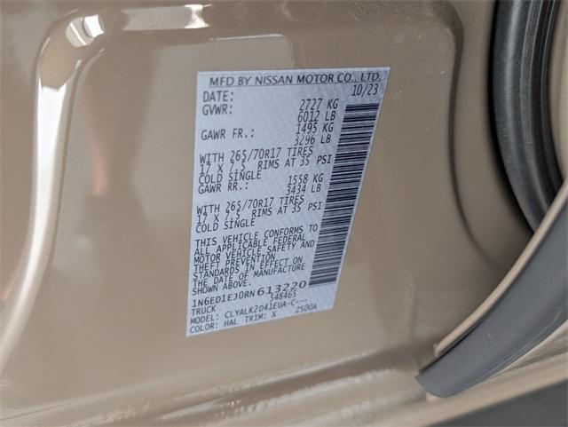 used 2024 Nissan Frontier car, priced at $31,614