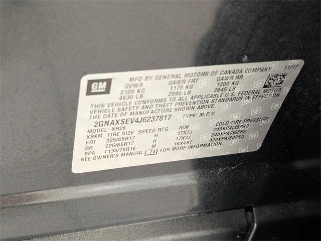 used 2018 Chevrolet Equinox car, priced at $10,250