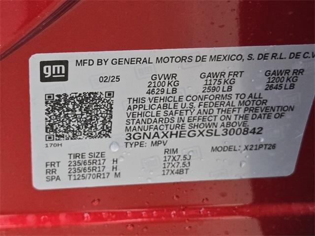 new 2025 Chevrolet Equinox car, priced at $25,712