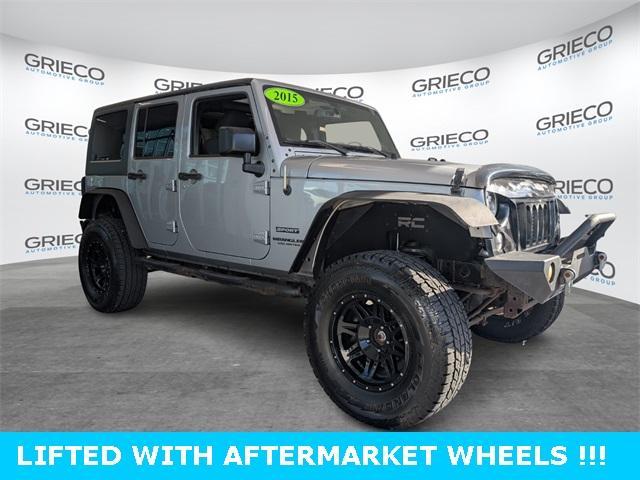 used 2015 Jeep Wrangler Unlimited car, priced at $16,932