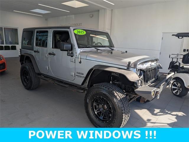 used 2015 Jeep Wrangler Unlimited car, priced at $16,932