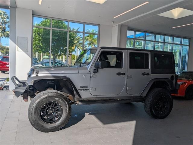 used 2015 Jeep Wrangler Unlimited car, priced at $16,932