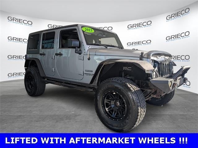 used 2015 Jeep Wrangler Unlimited car, priced at $16,500