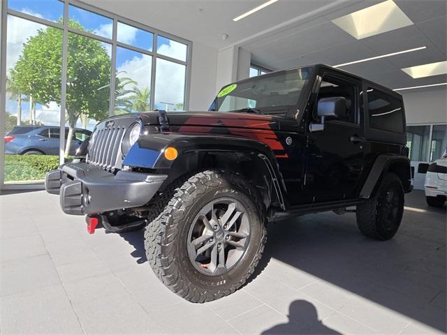 used 2017 Jeep Wrangler car, priced at $20,551