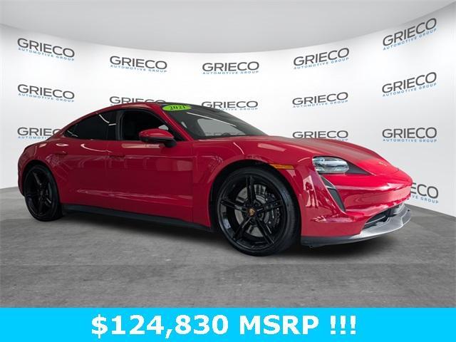 used 2021 Porsche Taycan car, priced at $60,000