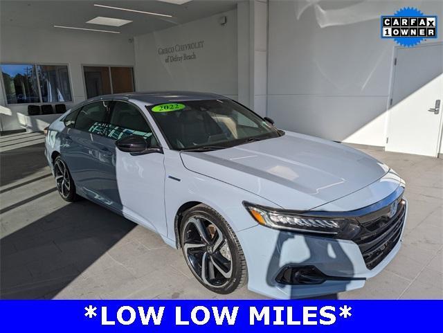 used 2022 Honda Accord Hybrid car, priced at $25,791