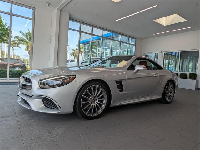 used 2019 Mercedes-Benz SL 450 car, priced at $59,000