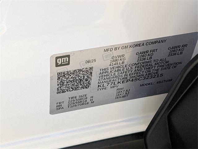 new 2025 Chevrolet Trax car, priced at $24,575