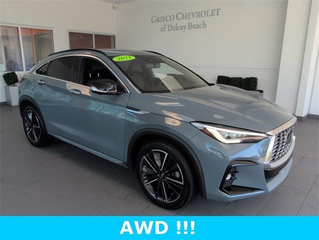 used 2023 INFINITI QX55 car, priced at $30,500