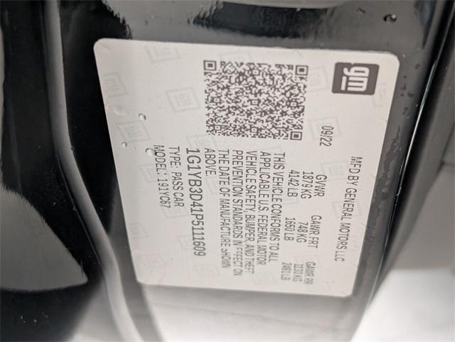 used 2023 Chevrolet Corvette car, priced at $74,000