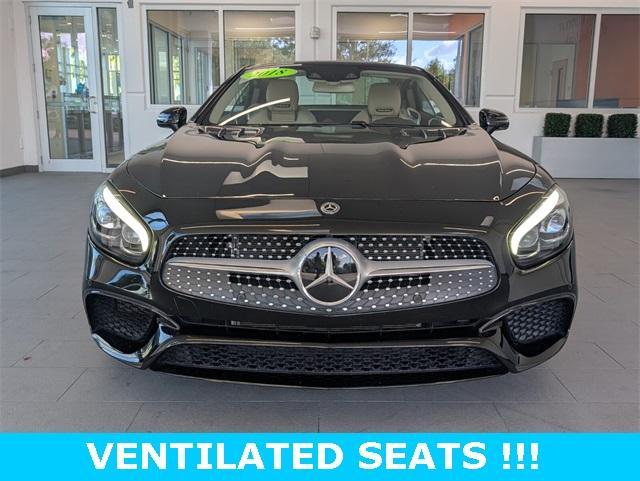 used 2018 Mercedes-Benz SL 550 car, priced at $59,344
