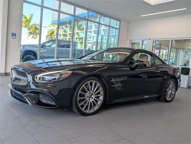 used 2018 Mercedes-Benz SL 550 car, priced at $59,344