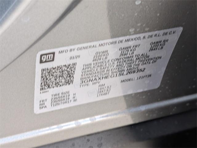 new 2025 Chevrolet Equinox car, priced at $25,270