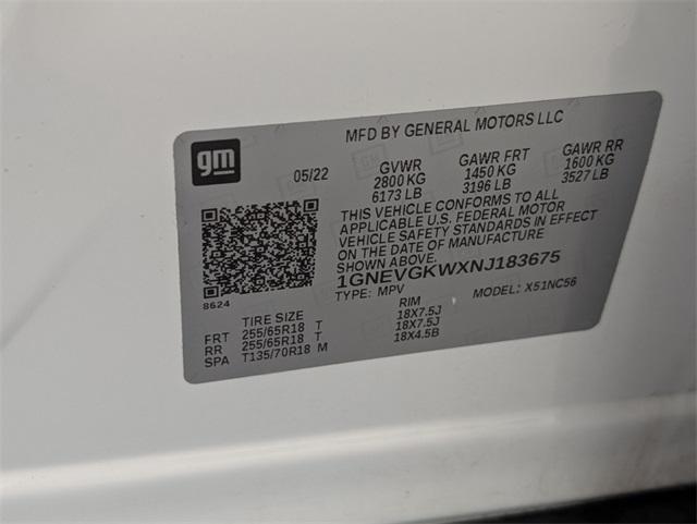 used 2022 Chevrolet Traverse car, priced at $29,975