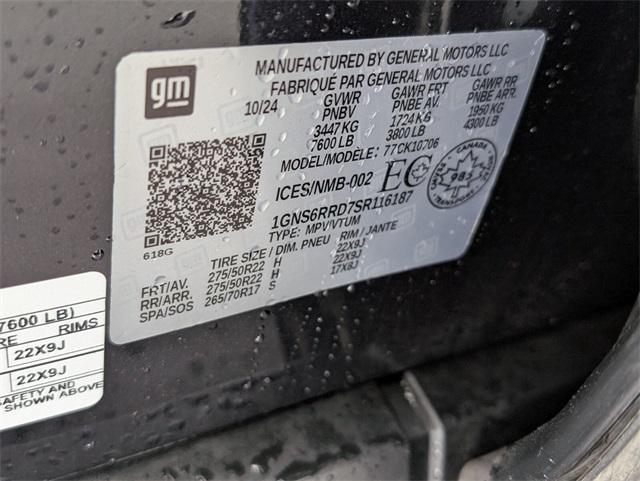 used 2025 Chevrolet Tahoe car, priced at $71,500