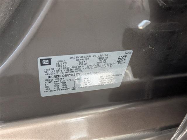 used 2015 Chevrolet Silverado 1500 car, priced at $18,650