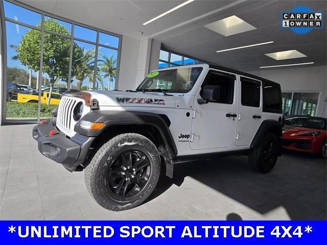 used 2021 Jeep Wrangler Unlimited car, priced at $31,795