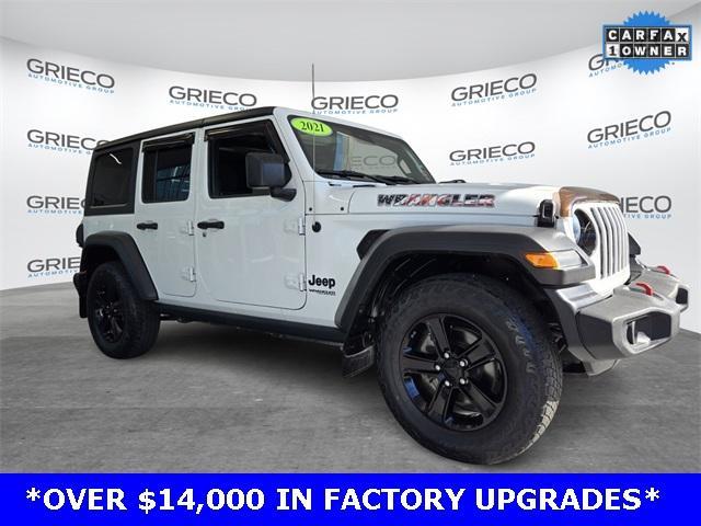 used 2021 Jeep Wrangler Unlimited car, priced at $31,795