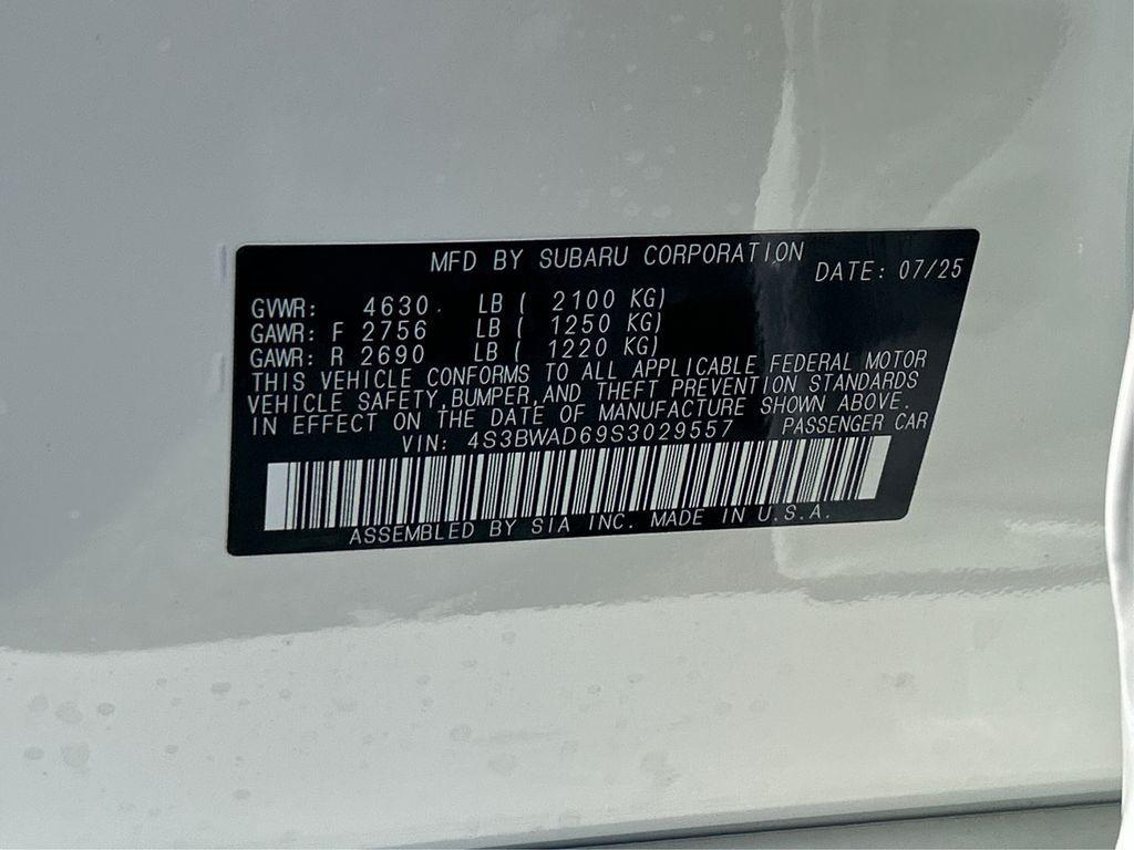 new 2025 Subaru Legacy car, priced at $30,356
