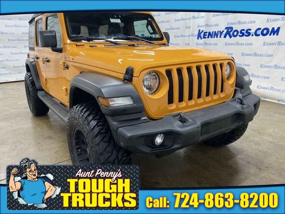 used 2021 Jeep Wrangler Unlimited car, priced at $32,892