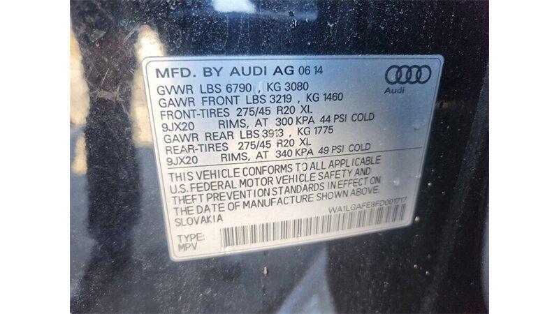used 2015 Audi Q7 car, priced at $13,800
