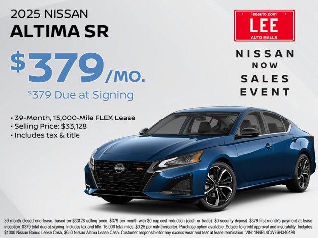 new 2025 Nissan Altima car, priced at $28,844