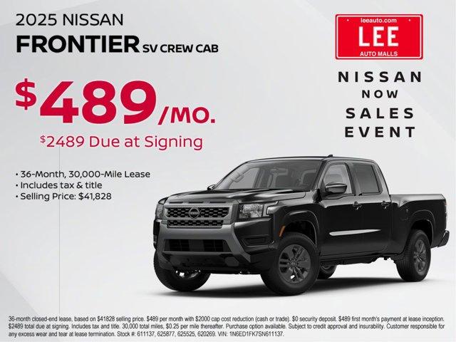 new 2025 Nissan Frontier car, priced at $39,802