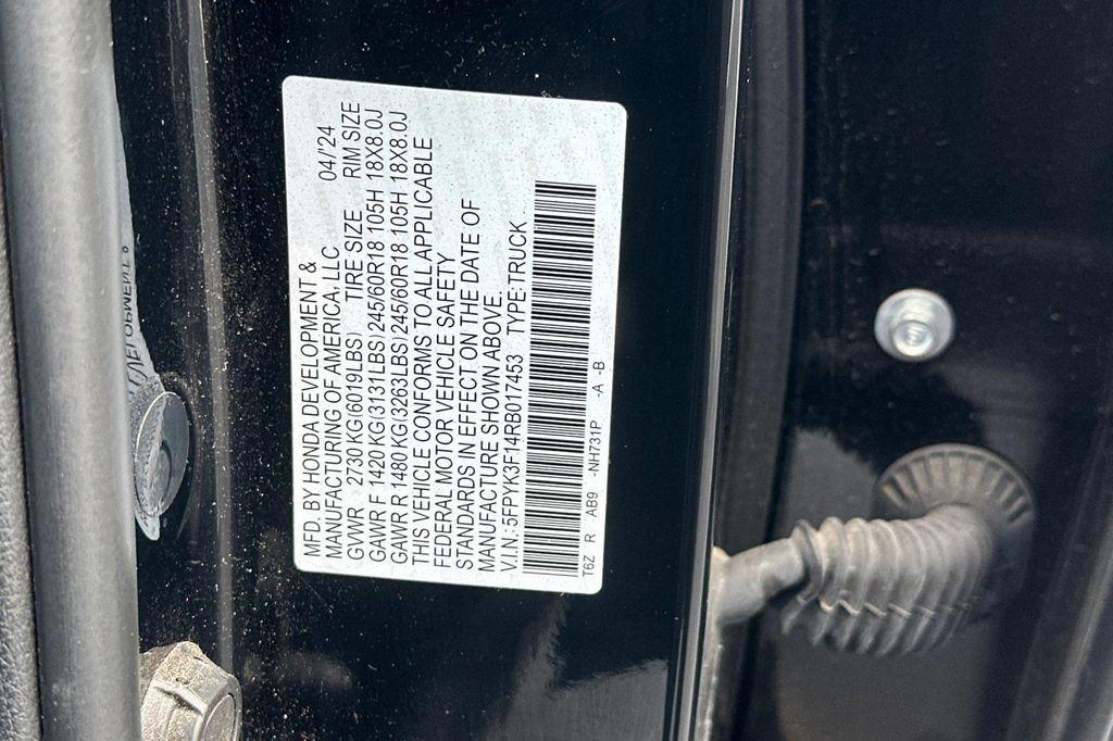 used 2024 Honda Ridgeline car, priced at $34,777