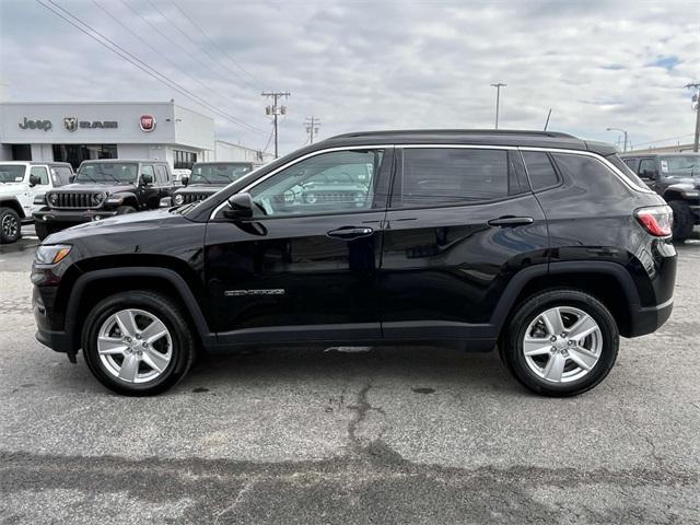 used 2022 Jeep Compass car, priced at $17,500