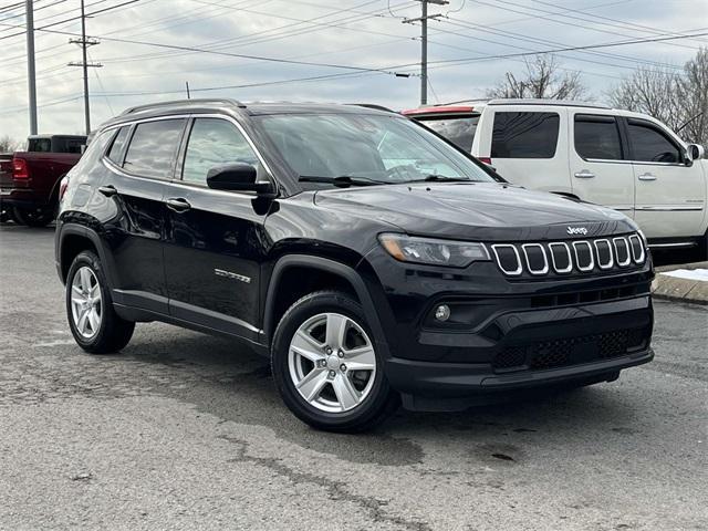 used 2022 Jeep Compass car, priced at $17,500