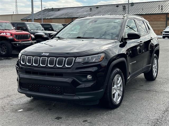 used 2022 Jeep Compass car, priced at $17,500