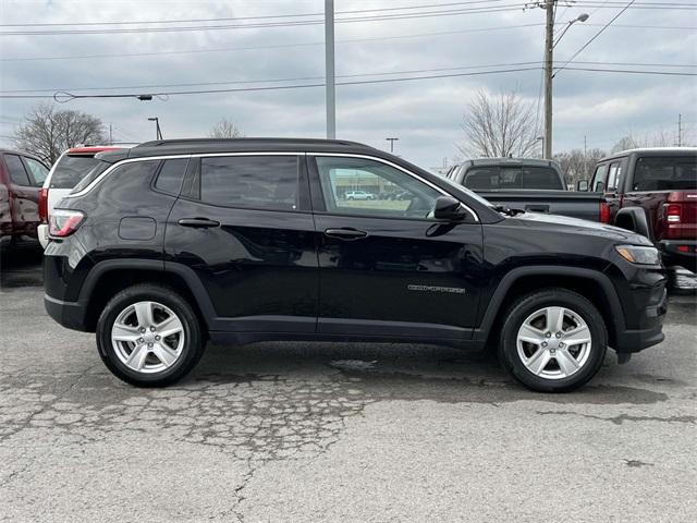 used 2022 Jeep Compass car, priced at $17,500