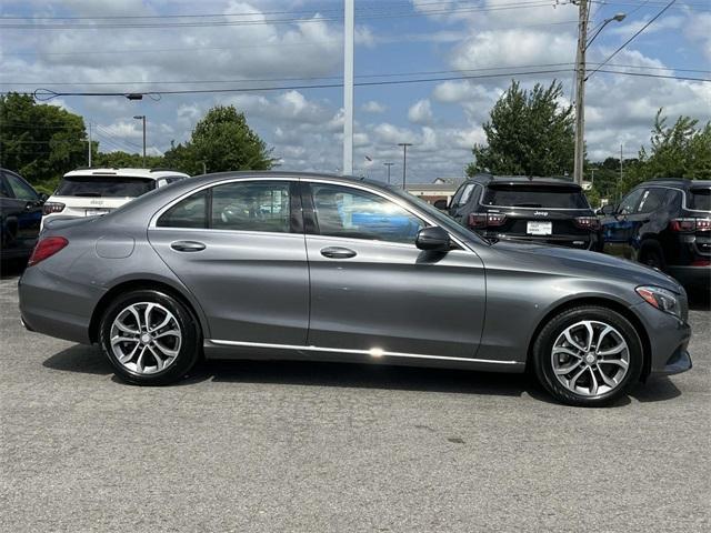used 2017 Mercedes-Benz C-Class car, priced at $18,000