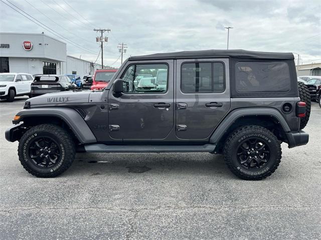 used 2021 Jeep Wrangler Unlimited car, priced at $32,500