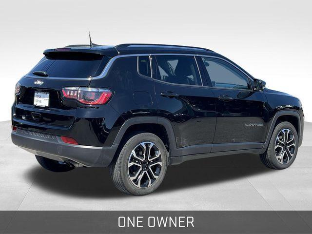 used 2022 Jeep Compass car, priced at $21,500