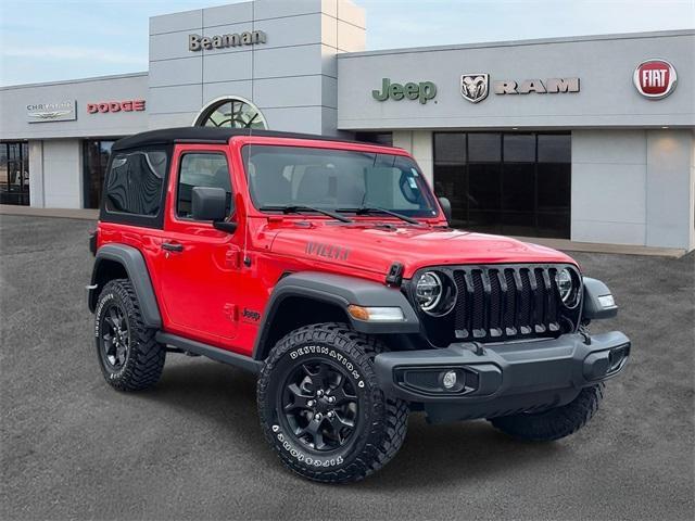 used 2021 Jeep Wrangler car, priced at $31,500
