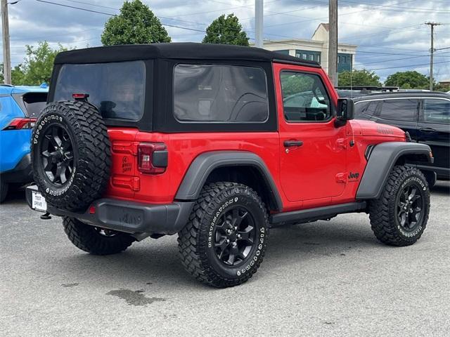 used 2021 Jeep Wrangler car, priced at $31,500
