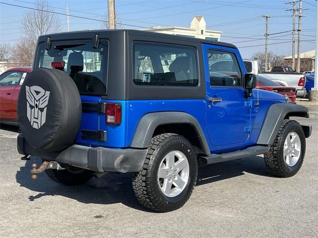 used 2016 Jeep Wrangler car, priced at $18,996